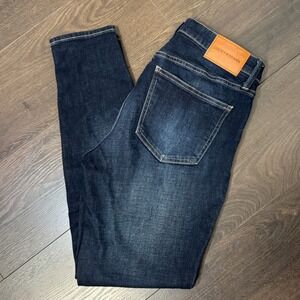 Lucky Brand Jeans 10 30 Ava Mid Rise Skinny Dark Wash Classic Stretch